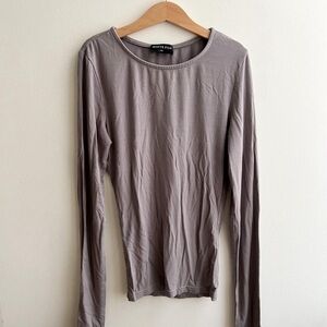 white fox only for tonight grey long sleeve